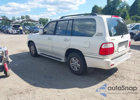 2000 Lexus Lx 470 from USA, damaged, VIN JT6HT00W5Y0101438